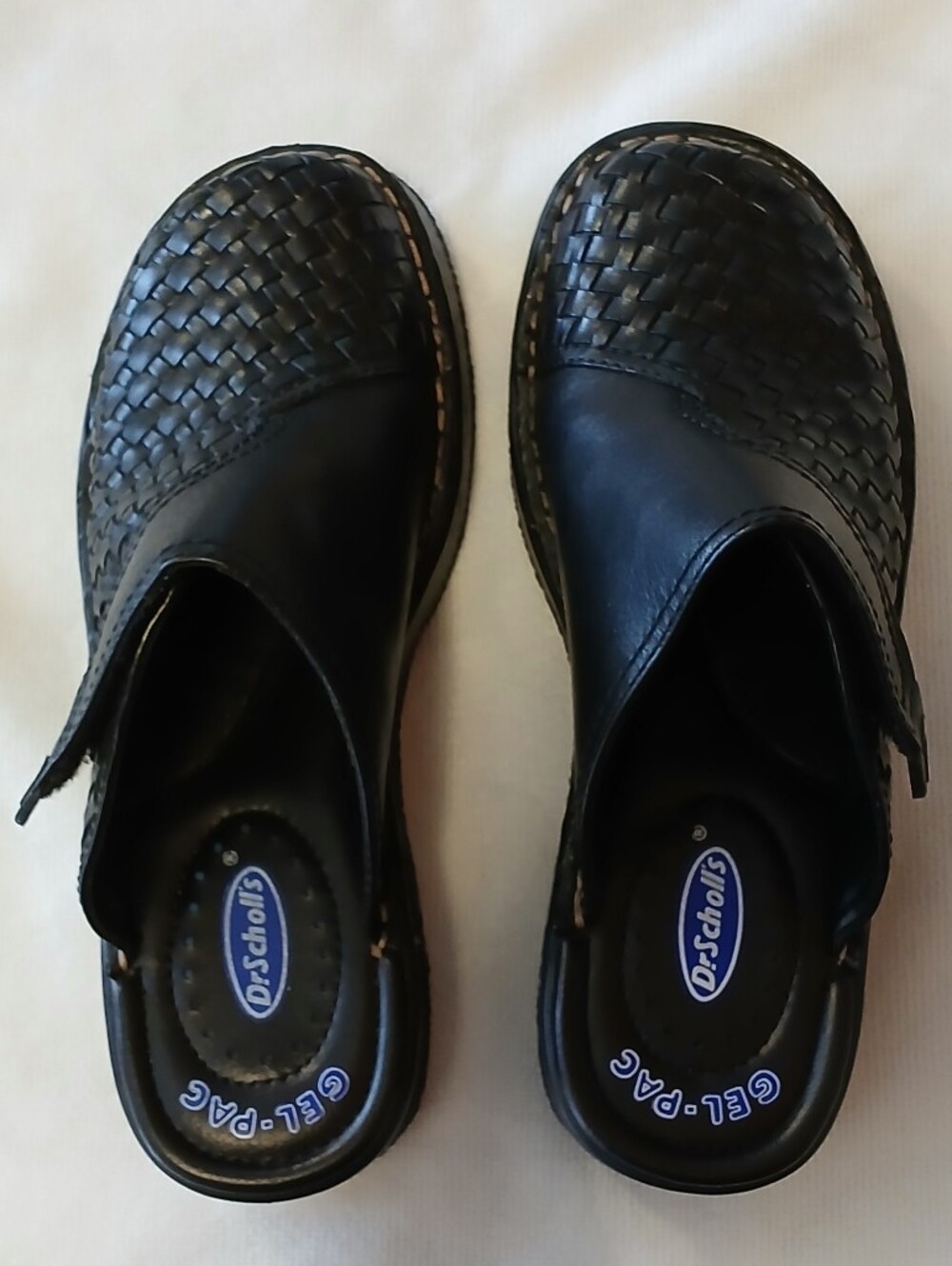 Dr. Scholl's Ladies Black Leather Slip on 7.5